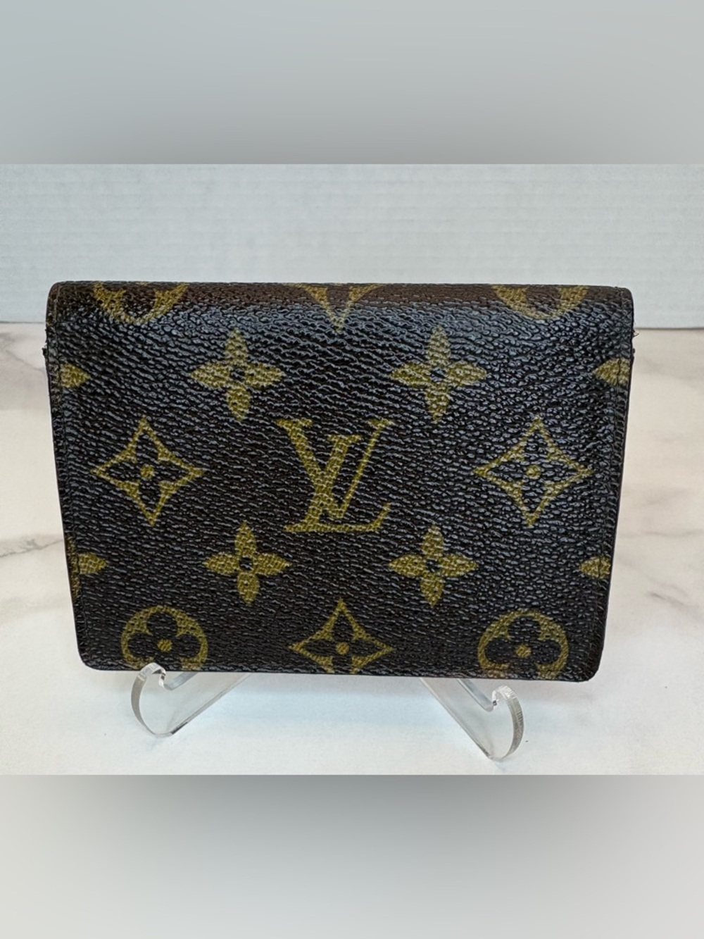 Louis Vuitton vintage tri fold monogram ID wallet